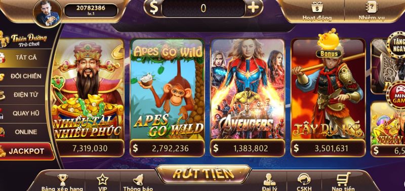 Nổ hũ TDTC - Làm triệu phú cùng jackpot tại game slot 2 Các tựa game nổ hũ nổi bật tại TDTC